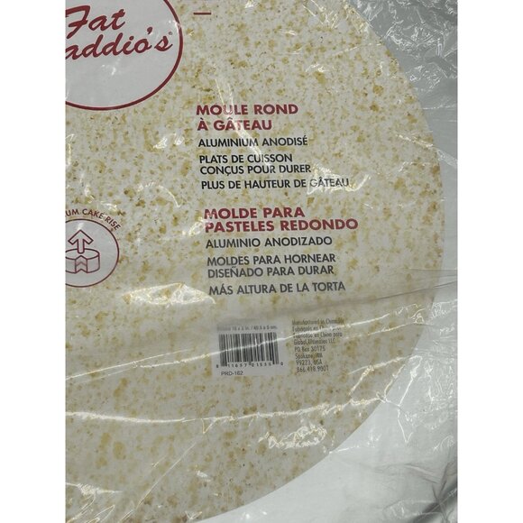 Fat Daddio's Anodized Aluminum Round Cake Pan, 16 x 2 Inch, Silver - Picture 3 of 6